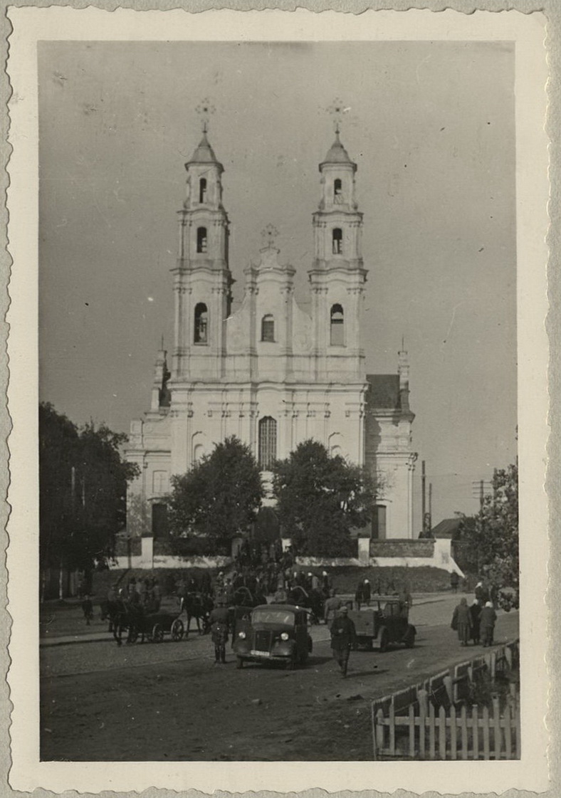 Костёл Святой Троицы (фото времён оккупации)